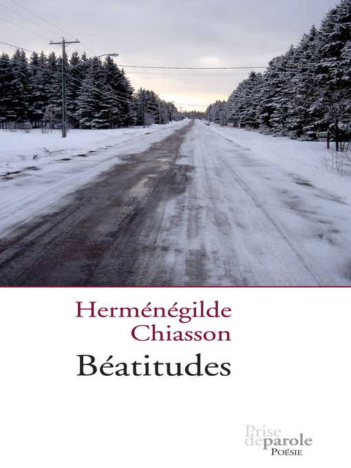 Title details for Béatitudes by Herménégilde Chiasson - Available